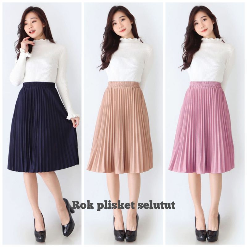 Rok skirt Korea Pendek