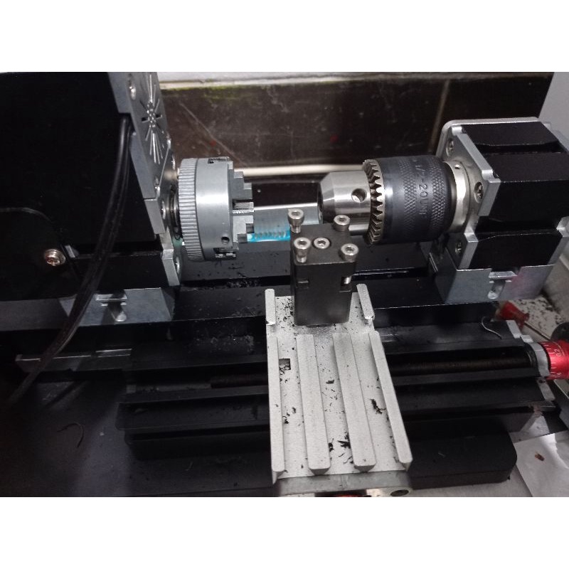 kepala bor khusus bubut mini 12.000 rpm untuk bor pakai mesin bubut, drat sudah di sesuaikan, tingga