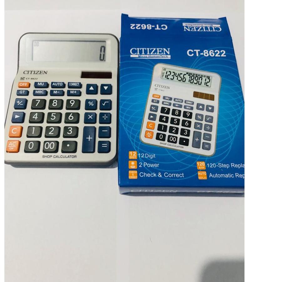 

Hot Kalkulator dagang 12 digit citizen CT-8622 ..