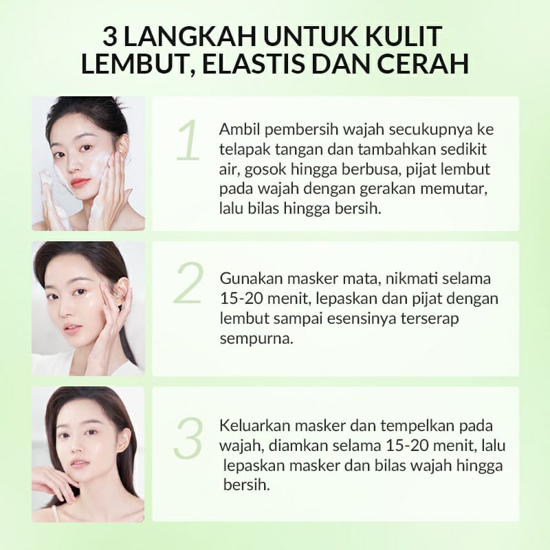 BIOAQUA Avocado SkinCare Set Kecantikan Perawatan Set With Cleanser/Sheet mask/Eye mask Whitening Brightening