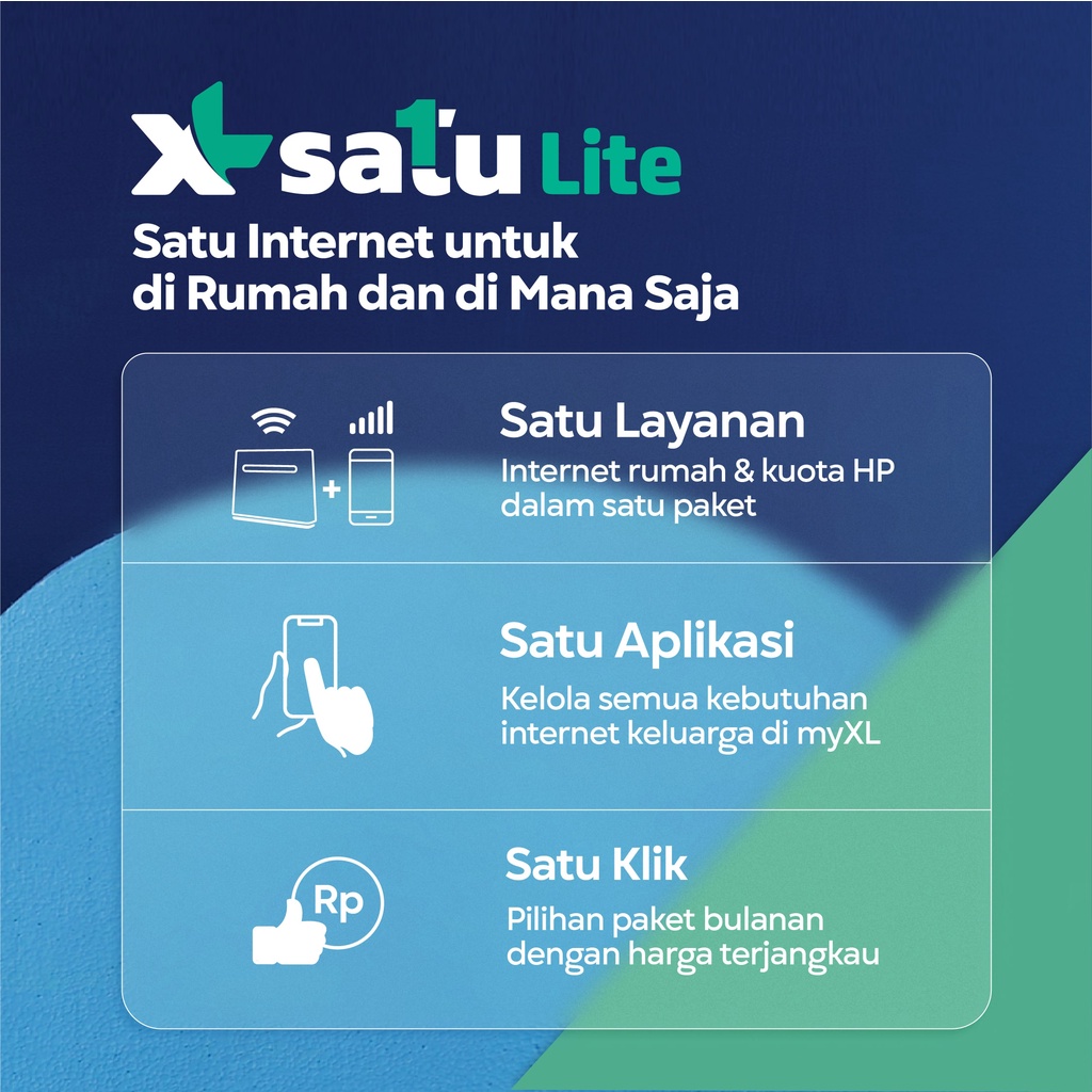 Advan X1 XL SATU Lite Value User Internet Rumah Unlimited Kuota 15GB