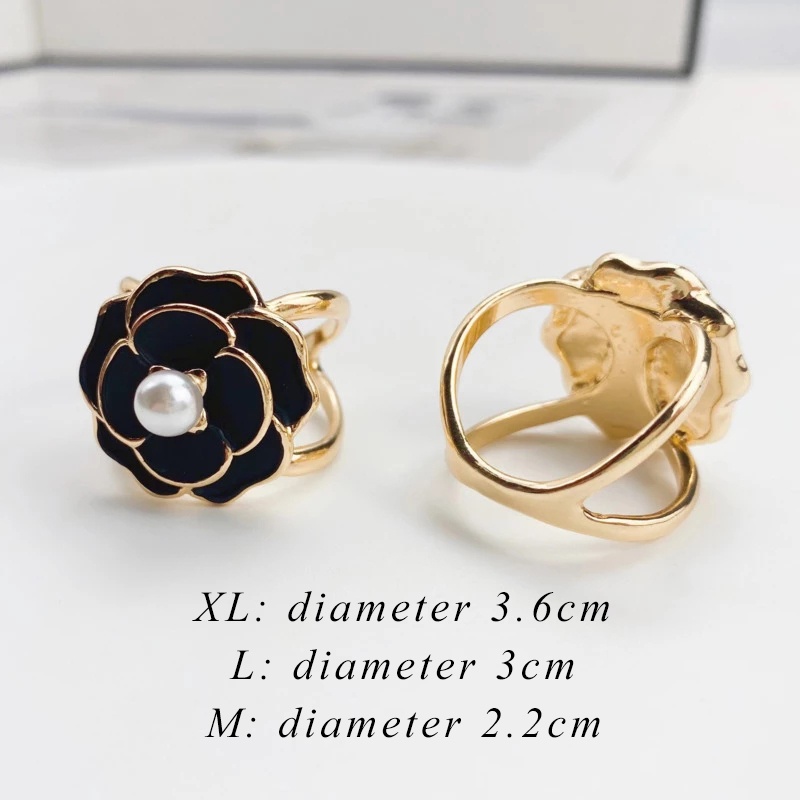 Retro Perancis Camellia Bunga Mutiara Syal Cincin Kerah Simpul Bros Tombol Multi-Fungsi Gesper Syal Sutra Selendang Enamel Bros Aksesoris Pakaian