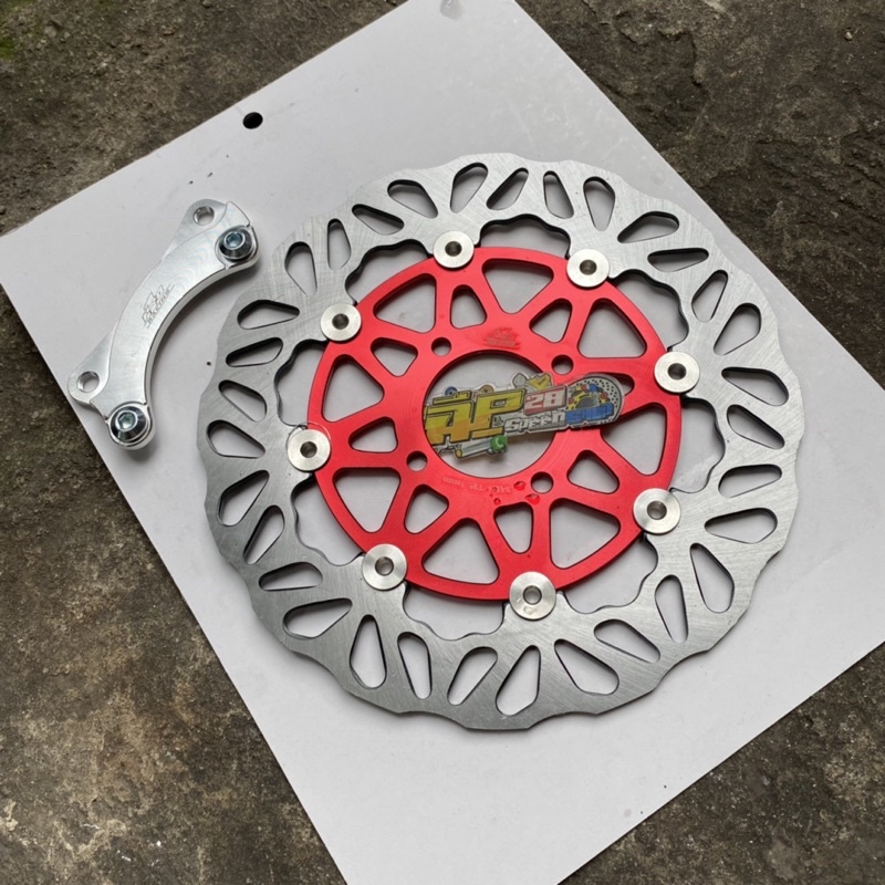 DISC CAKRAM DEPAN MATIC YAMAHA MIO SMILE MIO SPORTY SOUL CARBU FINO CARBU XEON CARBU UKURAN 260 MM BY PRO 1 / PIRINGAN LEBAR 260 MM BY PRO 1 MATIC MIO FINO SOUL XEON BAHAN FULL CNC