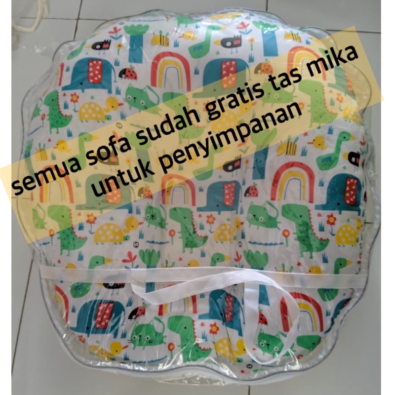 Sofa Bayi Multifungsi / Sofa Belt / Sofa Sabuk / Newborn Lounger / Kasur Bayi Empuk