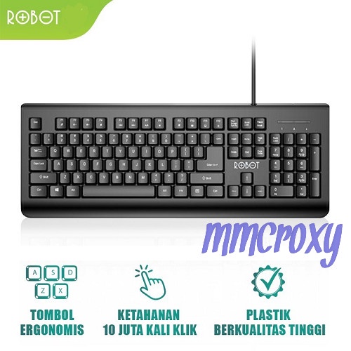 Keyboard Robot Rk20 Keyboard Mini Office Wired Keyboard Usb