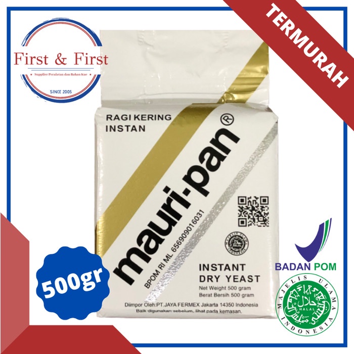 

Ragg Mauripan Ragi Instan 500Gr / Dry Instant Yeast