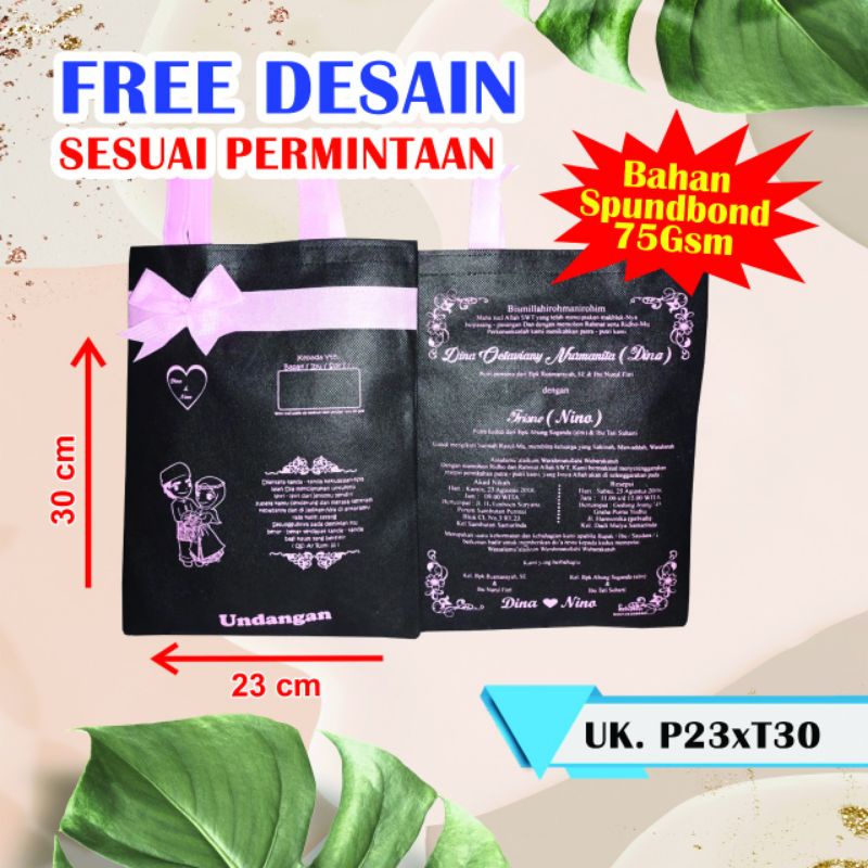 UNDANGAN PERNIKAHAN UNIK/SOUVENIR PERNIKAHAN BENTUK TAS