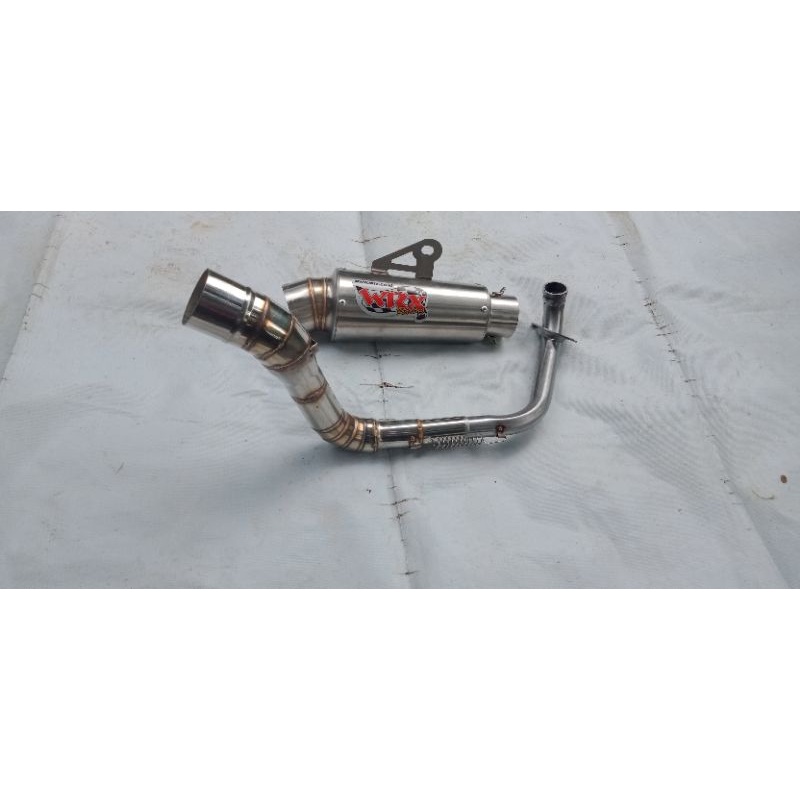 Knalpot racing WRX leher model cobra pnp beat fi. beat karbu. Scoopy. beat new. Mio sporty. Mio j. d