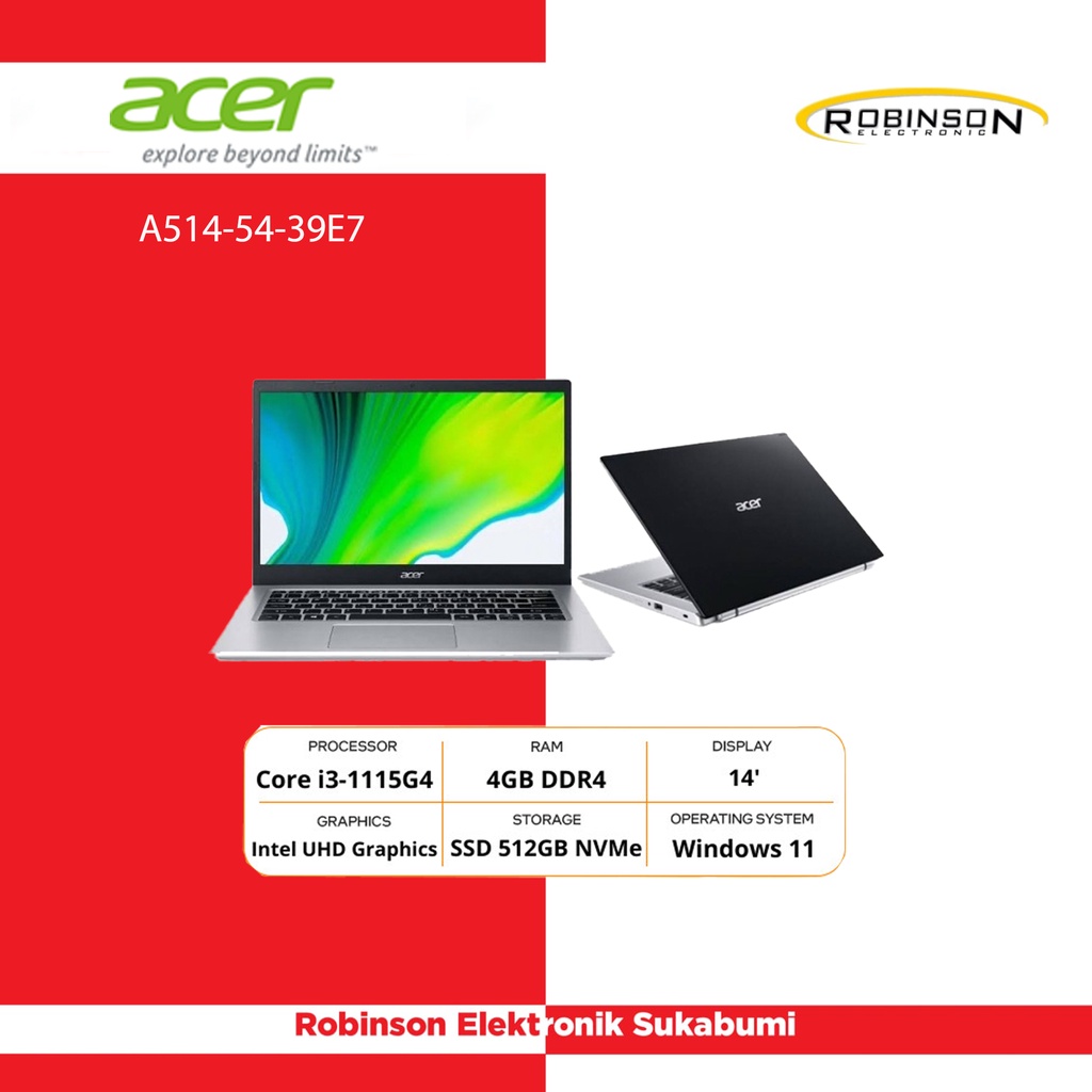 Laptop Acer A514-54-39E7