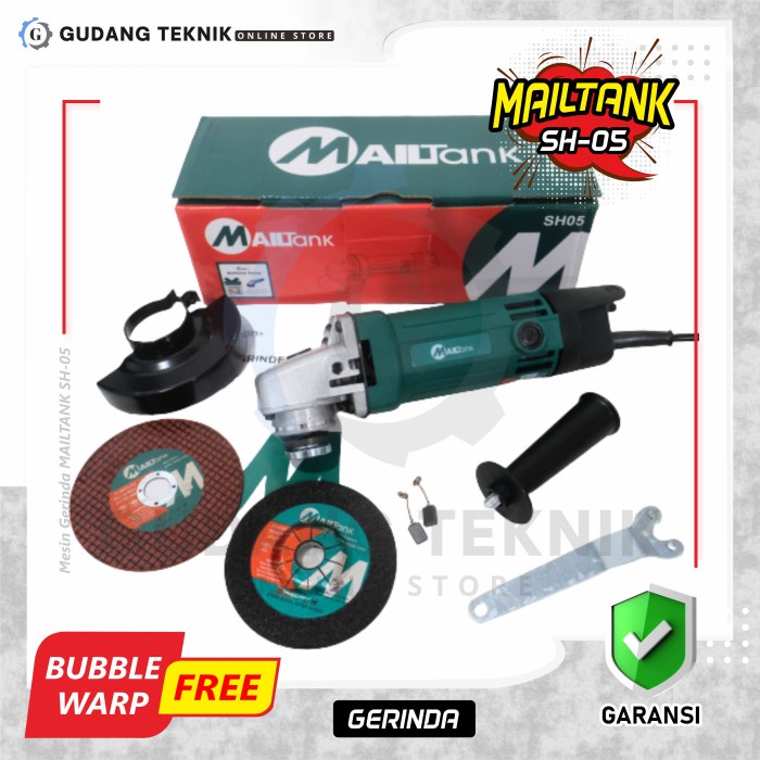 MESIN GERINDA TANGAN SH01 SH05 KK13 KKO X MAILTANK Listrik 600 Watt 4&quot; / Electric Hand Angle Grinder Disc Grenda Listrik 600Watt 4 Inch KK 13 SH 01 H 05 MAILTANK X KKO