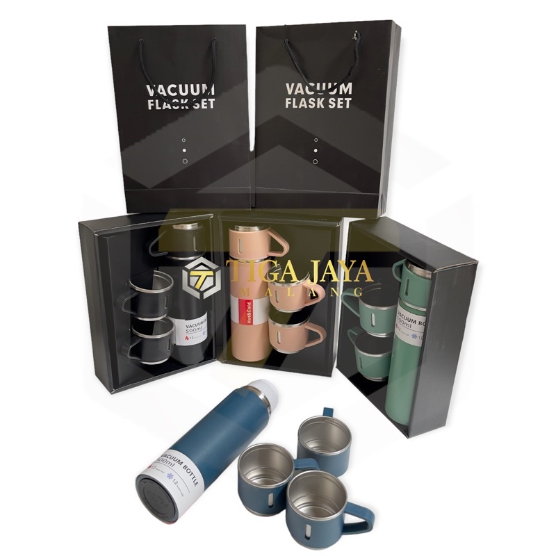 Jual Souvenir Termos Sultan Set Botol Vacuum Flask Travel Vacuum Set