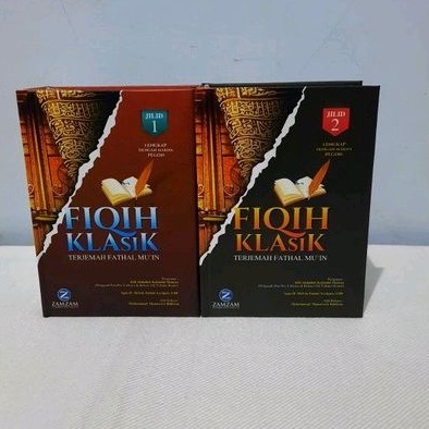 FIQIH KLASIK SAKU terjemah fathul muin 2 jilid saku plus makna pesantren Fikih - Fiqih klasik