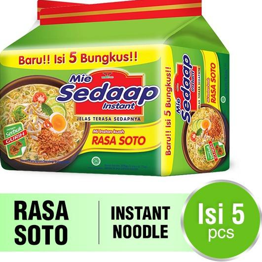 

✓ Mie Sedaap Soto 5 x 75 gr + Mie Sedaap Goreng 5 x 90 gr Limited