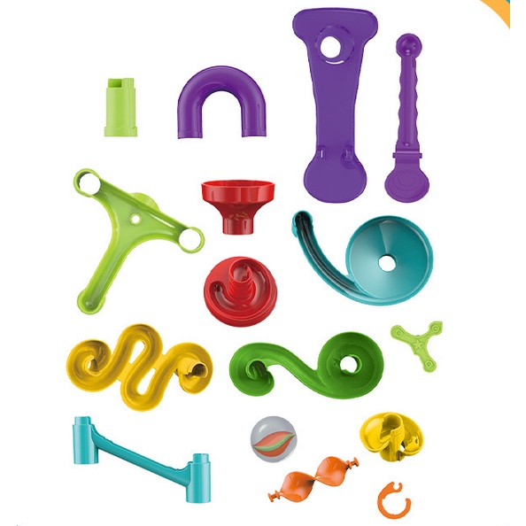 J3 - Marble run building block pipeline set toys