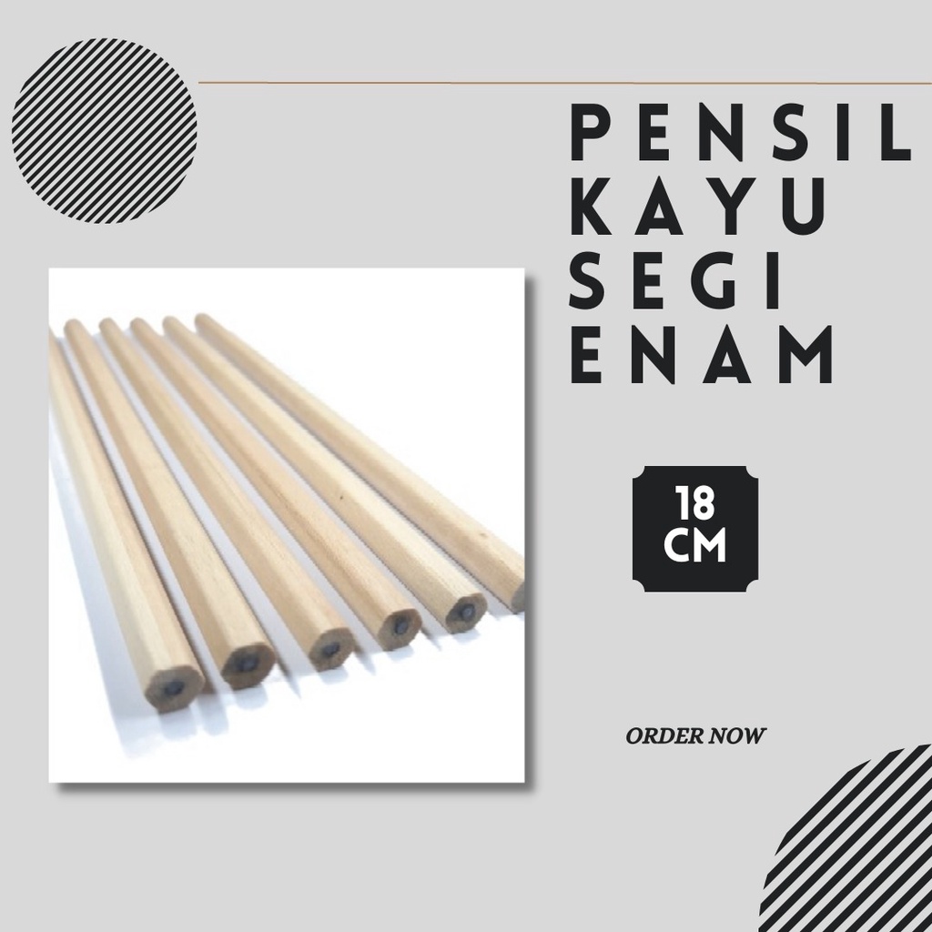 

Pensil Hotel Kayu Segi Enam Pensil Kayu Murah Qty 100 Pcs Berkualitas