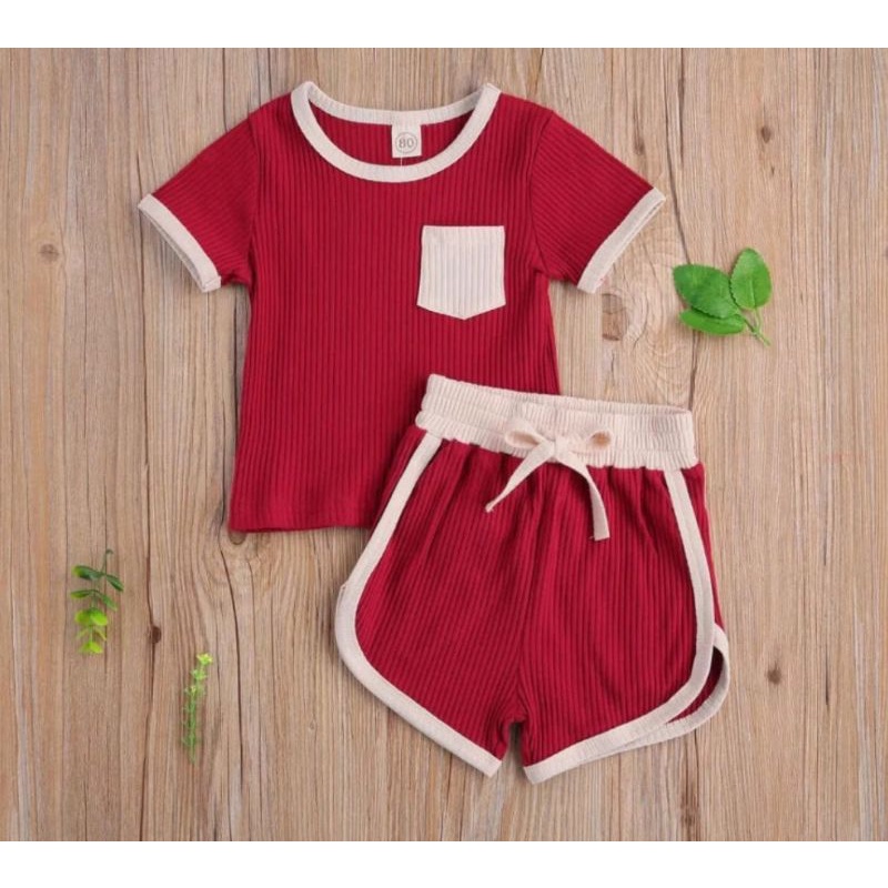 Babyboss New Setelan Anak Laki Laki Perempuan Setelan Anak cewek cowok terbaru terkini viral set ana