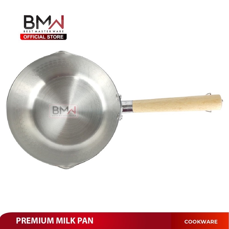 PANCI SUSU GAGANG KAYU ALUMINIUM TEBAL - MILK POT SAUCE PAN - PANCI MIE REBUS SERBAGUNA ANTI KARAT GG KAYU