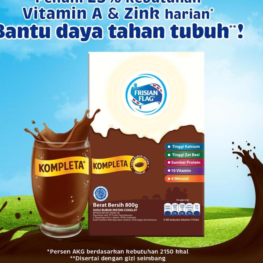 

Terlaris Frisian Flag Kompleta Coklat 800 gr