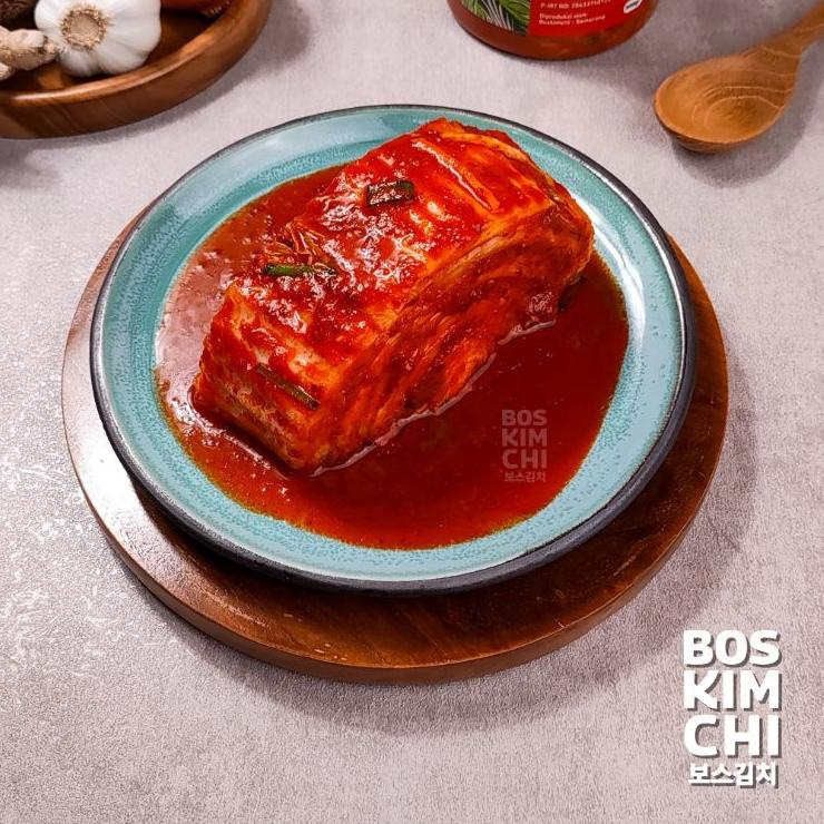 

Terbaik ! Kimchi Sawi 500 gr Boskimchi | Baechu Kimchi ~