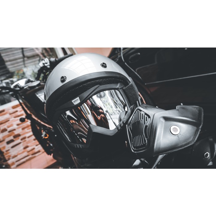 HELM RETRO GOOGLE MASK