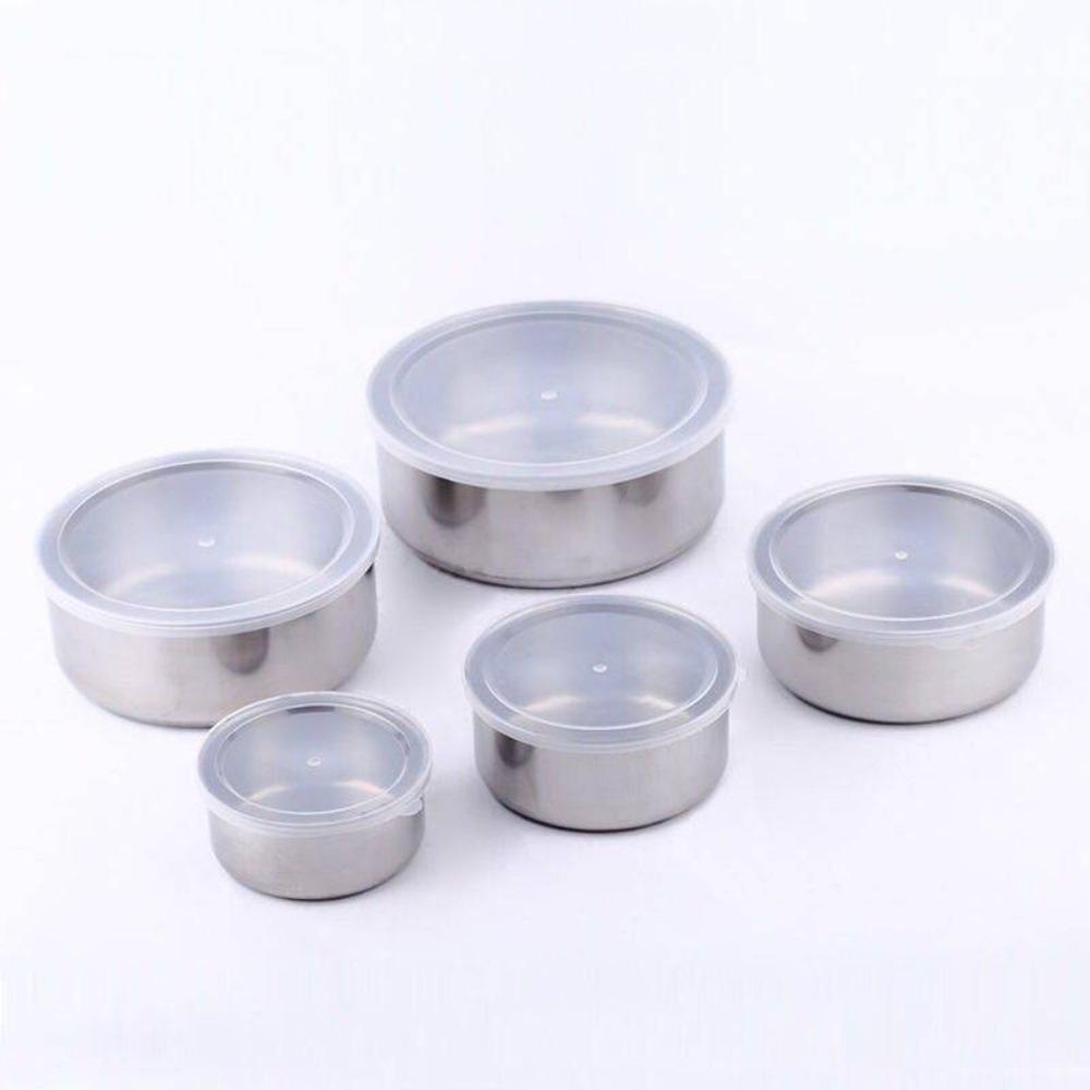 R-FLOWER Mixing Bowl Home Untuk Masak Wadah Makanan Whisking Salad Bowl Set Stainless Steel