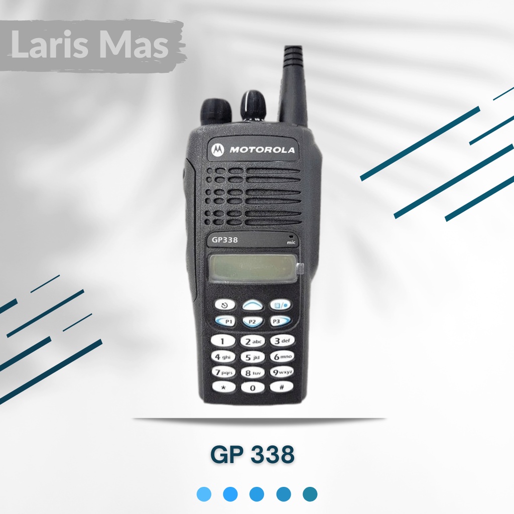 Radio Komunikasi HT Motorola GP 338 VHF Handy Talky Moto GP338 GP-338
