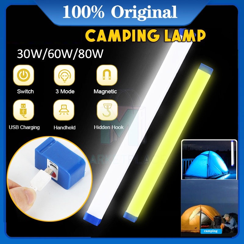 Anbolt Lampu Emergency LED 40W/60W/80W Rechargeable Tahan 10jam