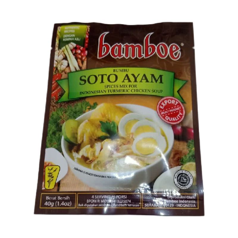 Bamboe Bumbu masak instan rasa soto ayam 40g