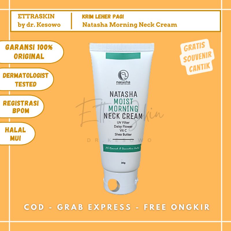 Natasha Skincare - Leher Pagi Cream - Ettra Skin by dr Kesowo ( LEHERPTUBE ) Moisturizer Moisturizin