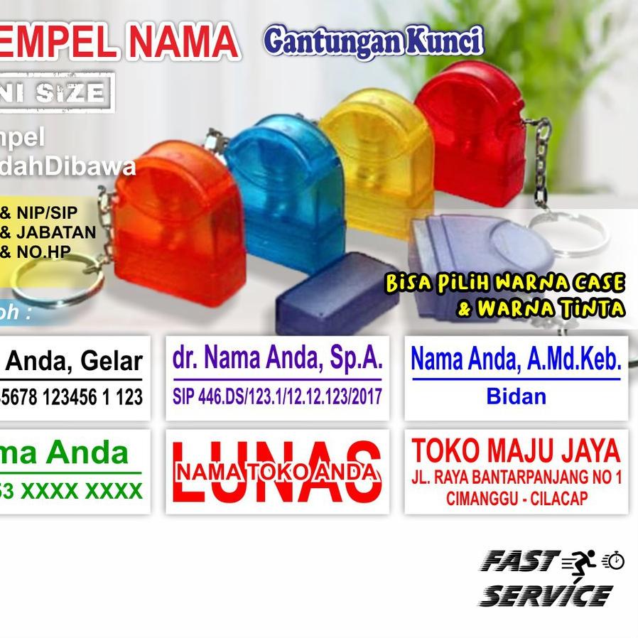 

ネ MURAH STEMPEL NAMA BIDAN, STEMPEL FLASH STEMPEL OTOMATIS 28X10 MM DOKTER, APOTEKER, JABATAN, NO HP. CUSTOM STEMPEL PRIBADI DESAIN BEBAS ク