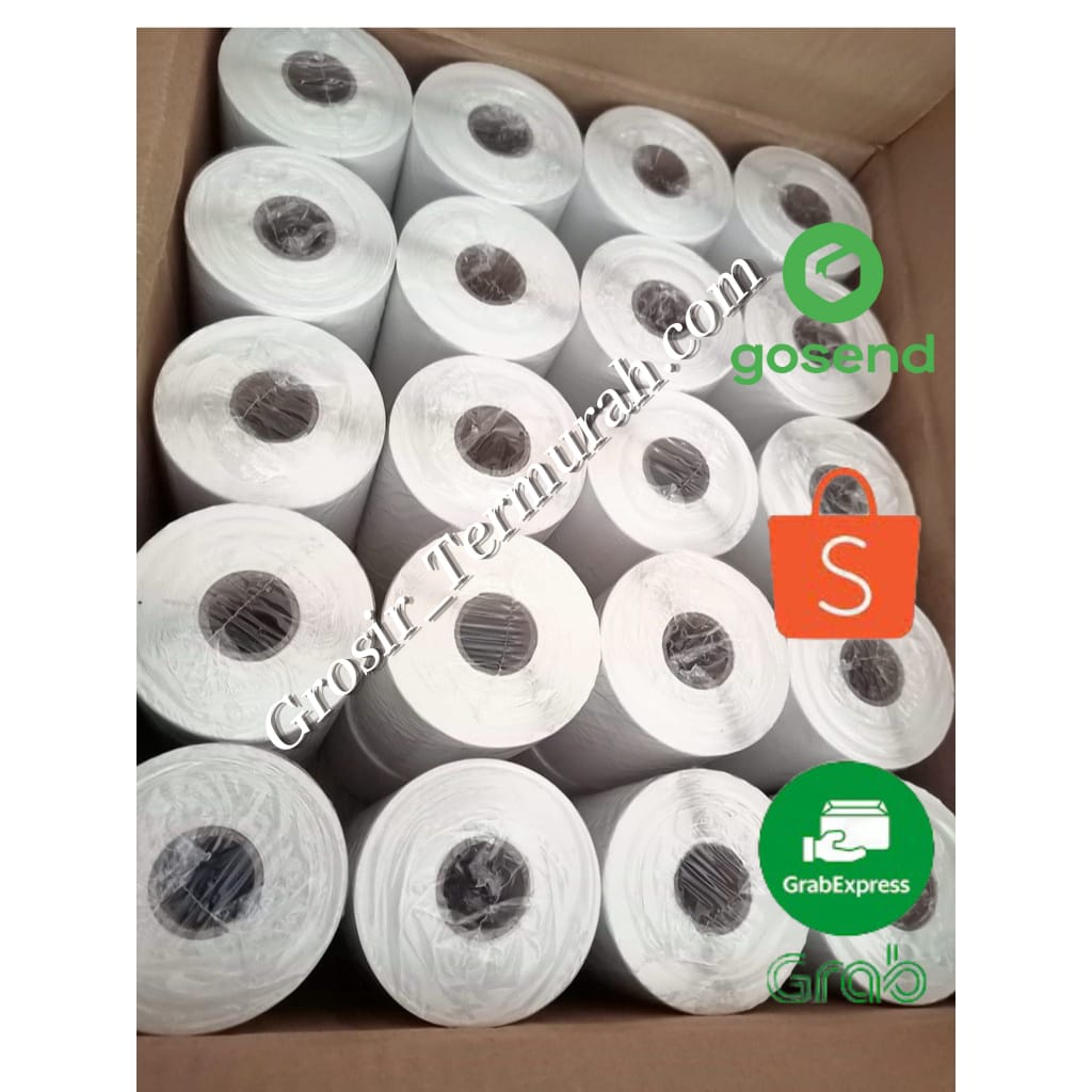 

Kertas Thermal & Continuous Paper Roll 250 isi 40/Dus ukuran A6 (100x150) KHUSUS INSTANT