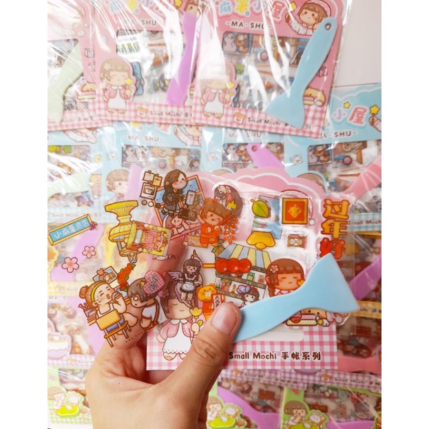 

STIKER KARTUN LUCU STIKER KOREA STIKER PVC STIKER GADIS LUCU 10 PCS STIKER