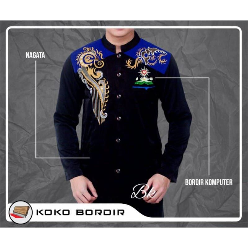 Jasco bordir PSHT Baju Koko Kemeja Koko bordir