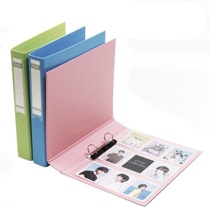 

Bantex Photocard Album A4 2 Ring Binder Bubble Gum 8222P