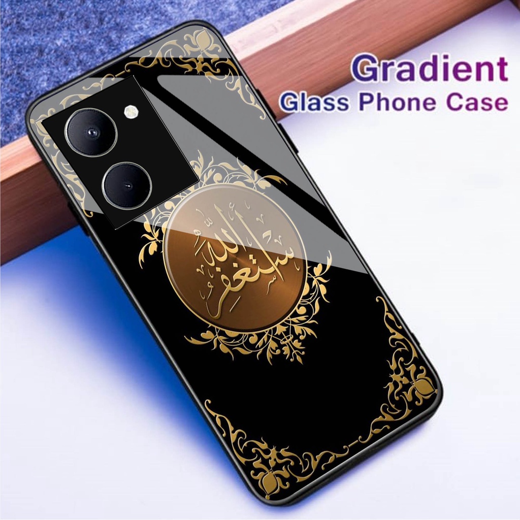 (Q46) Softcase Realme C33 - Softcase Kaca Realme C33 - Case Aesthetic Realme C33 - Case keren Realme