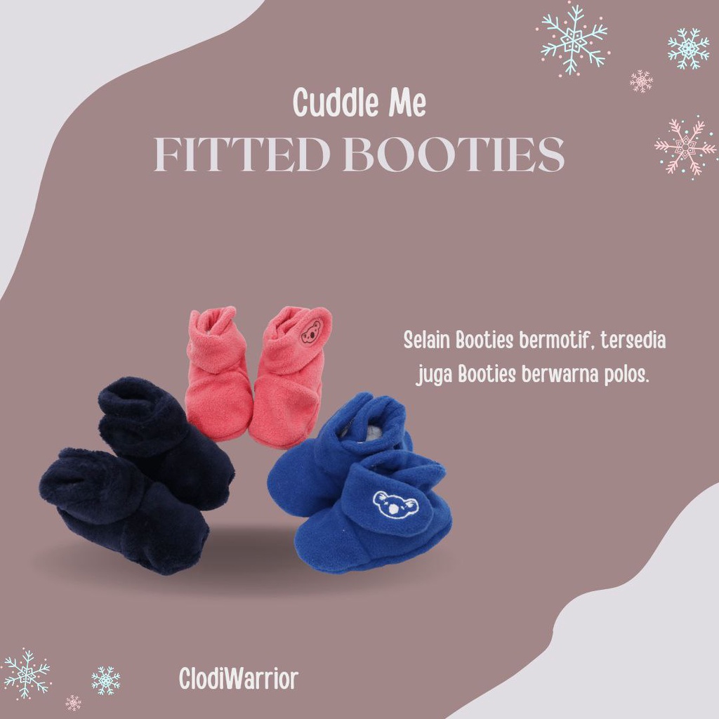 CUDDLE ME FITTED BOOTIES sepatu kaos kaki bayi lembut (0 - 8 bulan)