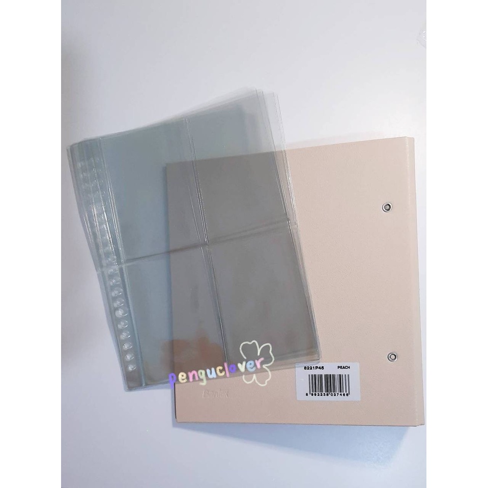 

Binder Peach Bantex A5 sleeve 4p