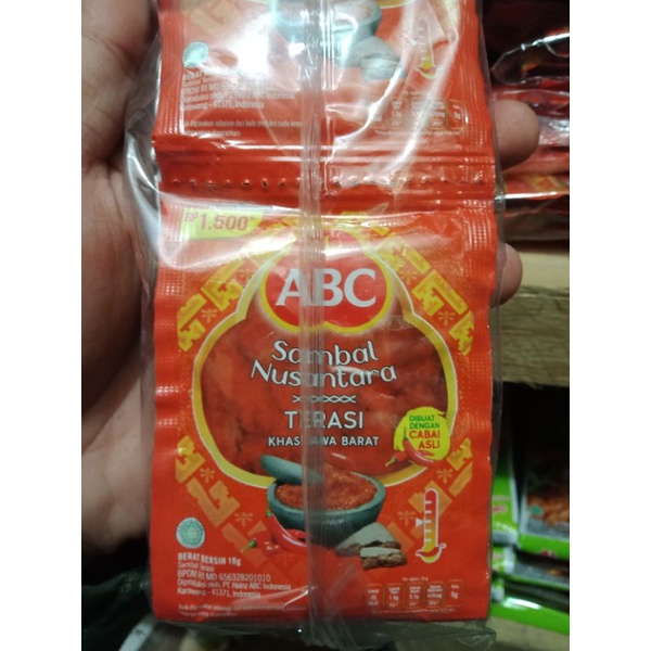 Jual Abc Terasi Sambal Nusantara 10 Sachet Shopee Indonesia