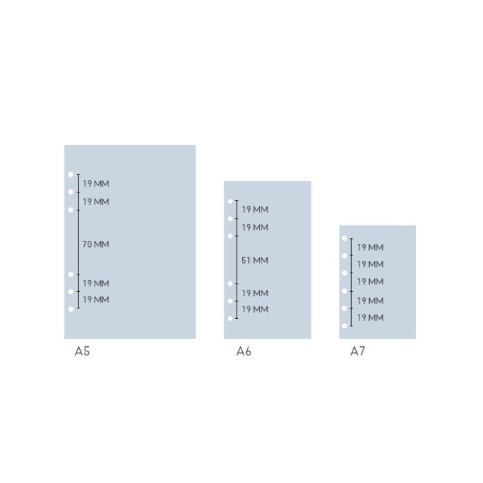 

BINDER PAPER 6 RING - A5/A6/A7 DOT/GRID/BLANK/MONTHLY/WEEKLY PLAN