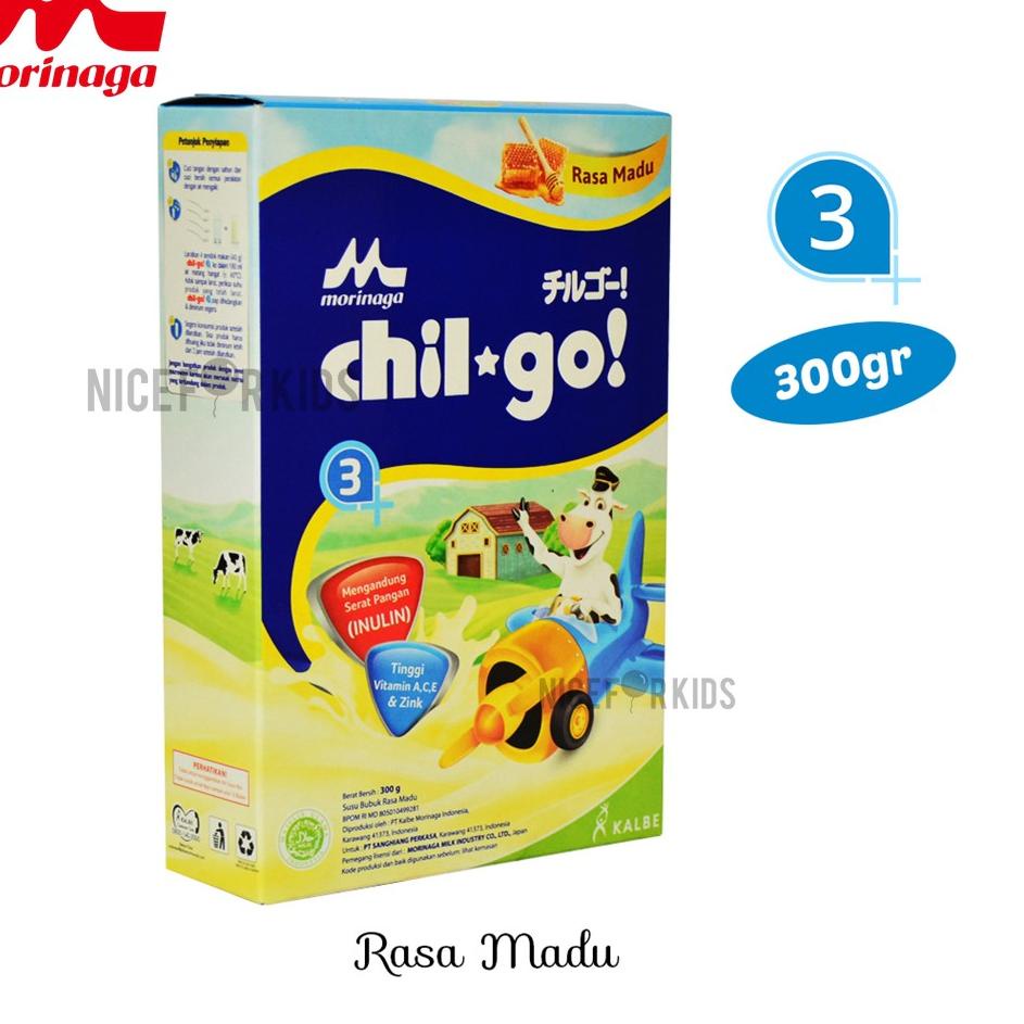 

げ Susu Chil Go Powder Morinaga Susu Pertumbuhan Anak Chilgo bubuk 1+ 3+ 300 Gram ☠