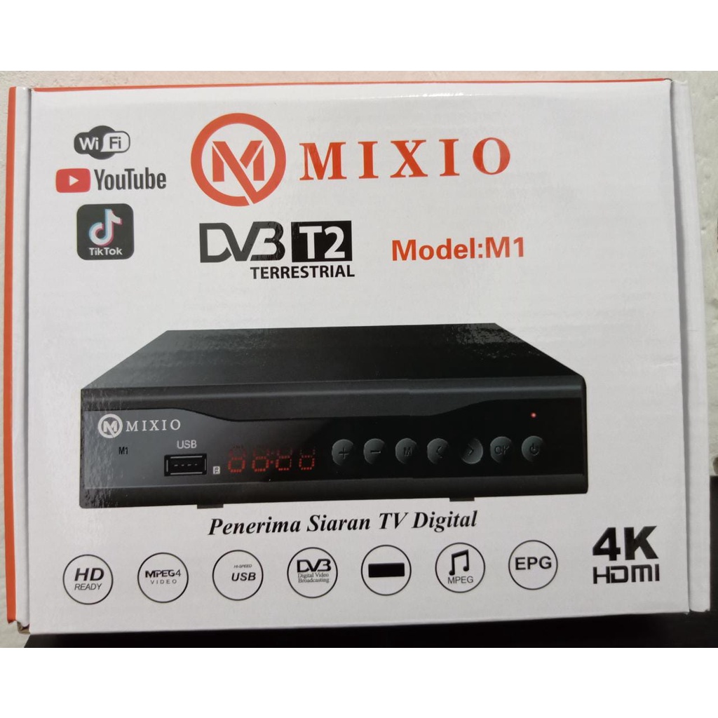 Jual SET TOP BOX STB TV DIGITAL MIXIO M1 DVB T2 / STB TV DIGITAL