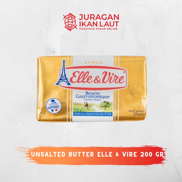 

Doux / Unsalted Butter Elle & Vire - 200 Gram