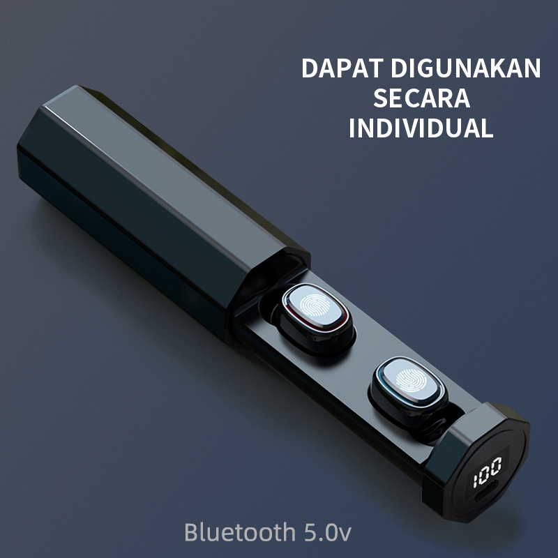 Headset Bluetooth Tarik A7-TWS Hifi Kualitas Suara Profesional