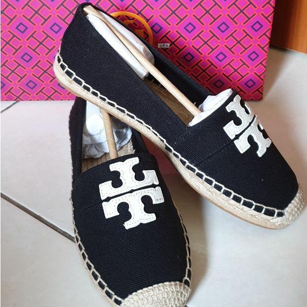 Sepatu tory burch espa weston black asli