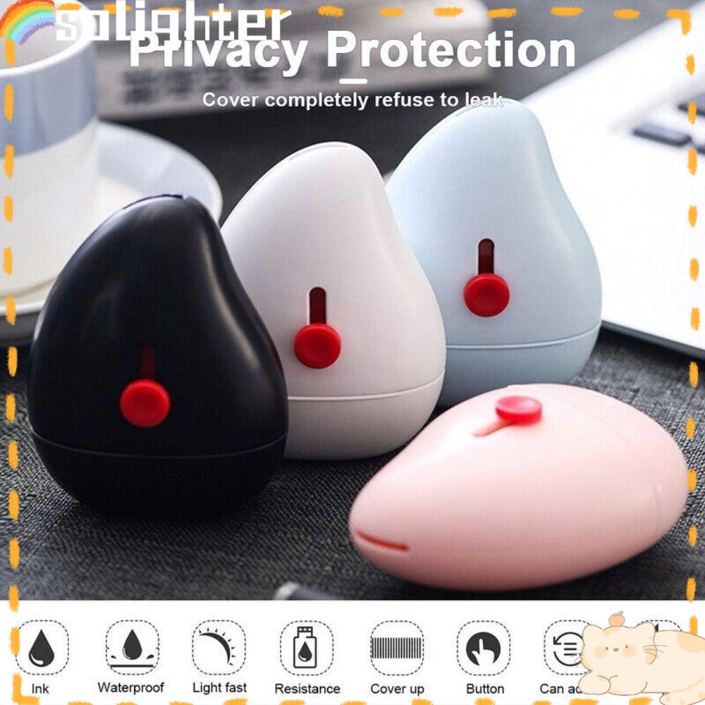 Solighter Privasi Graffiti Cover Seal ID Informa Protection Roller Express Privasi Pengiriman Graffiti