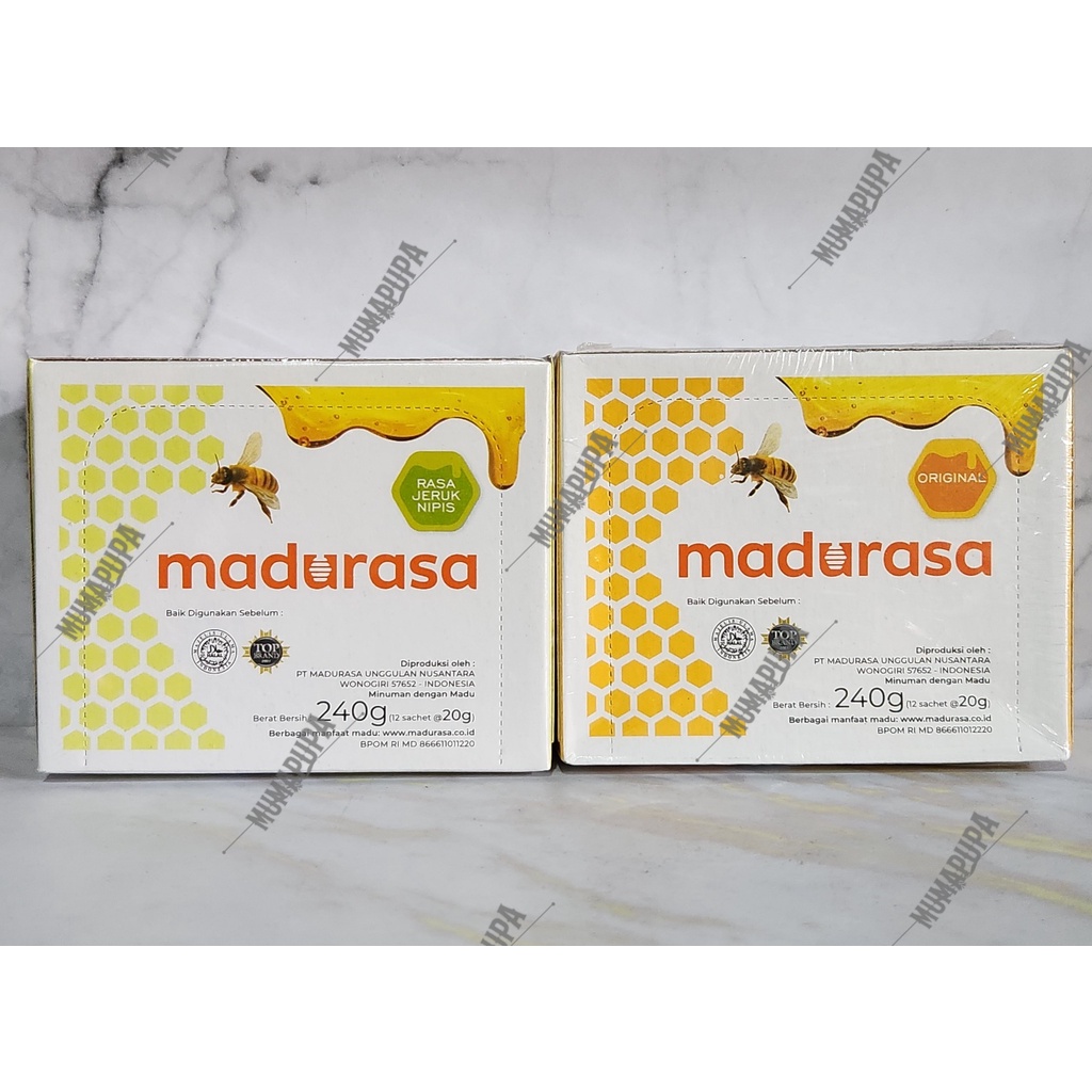 

Madurasa Madu Rasa ORIGINAL / JERUK NIPIS Sachet 12x20 gr - Box AIR MANCUR