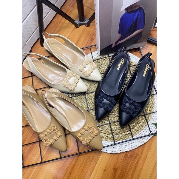 Jual Sindy heels sepatu pansus kekinian tinggi 3 cm size 36 - 40 sol