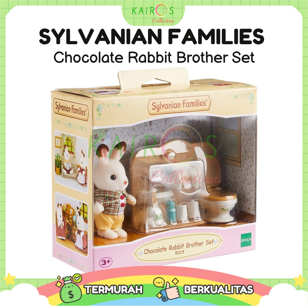 Sylvanian Families Chocolate Rabbit Brother Set