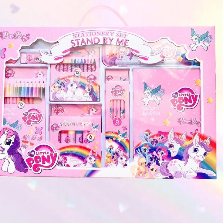 

Ori 100% Set alat gambar little pony super komplit Produk Terkini