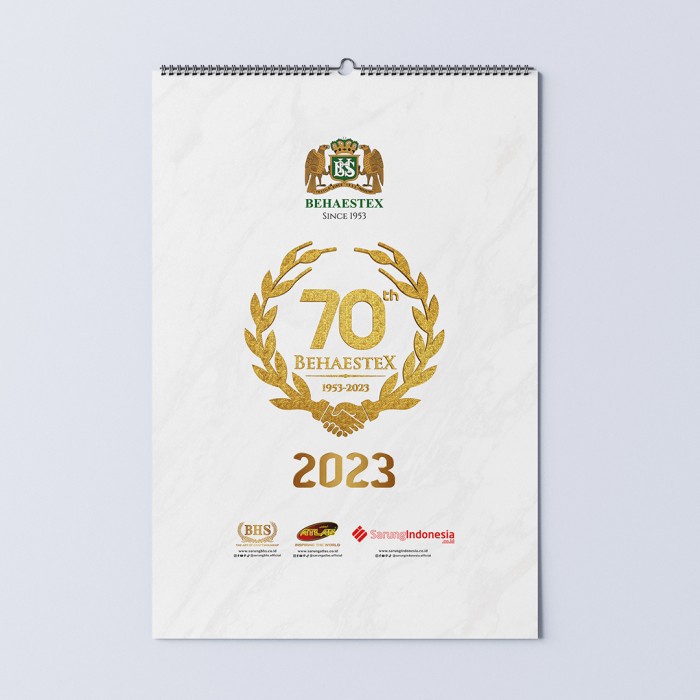 

Kalender Dinding Behaestex 2023 Desain BHS ATLAS